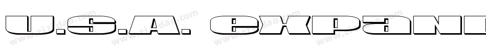 U.S.A. Expanded字体转换